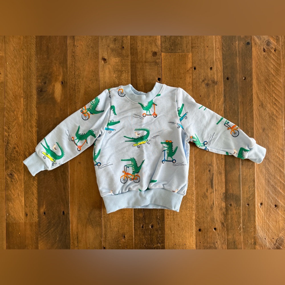Little Sleepies Play - Later Gator Crewneck Sweatshirt - Size: 12-18 months